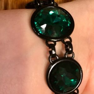 Dark green bracelet